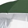 vidaXL Strandparasol met zijwanden 215 cm groen