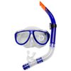Waimea senior duikmasker met snorkel (kobalt blauw)