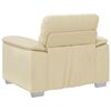 vidaXL Sofastoel Cr&egrave;me 100x81x84 cm Kunstleer