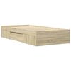 vidaXL Bedframe zonder matras hout sonoma eikenkleurig 75x190 cm
