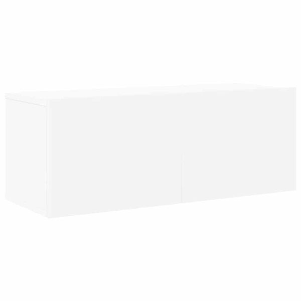 vidaXL 8-delige Tv-meubelset bewerkt hout wit