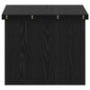 vidaXL Salontafel Zwart Eiken 55 x 54,5 x 45 cm Bewerkt hout