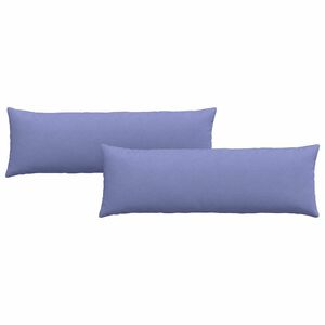 vidaXL Sofa Kussens 2 pcs Jeans Blauw 120 x 40 cm Stof