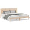 vidaXL Bedframe extra lang zonder matras massief hout 180x220 cm