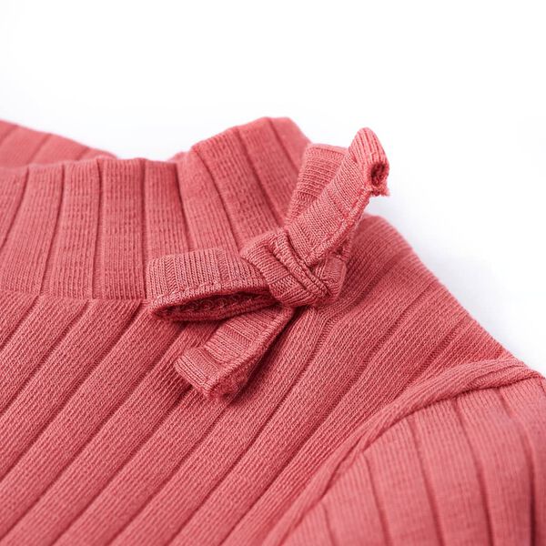 Kindershirt met lange mouwen 104 oudroze