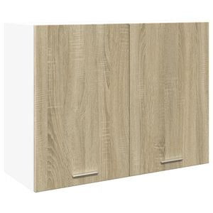 vidaXL Bovenkast Lyon 80x31x60 cm bewerkt hout sonoma eikenkleurig