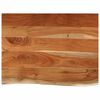 vidaXL Wastafelblad rechthoekig 80x60x2,5 massief acaciahout