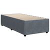 vidaXL Boxspring met matras fluweel donkergrijs 80x200 cm