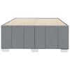 vidaXL Bedframe zonder matras 120x200 cm stof lichtgrijs