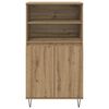 vidaXL Highboard Bruin 60 x 36 x 110 cm Bewerkt hout