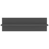 vidaXL Wandschappen 4 st 60x11,5x18 cm bewerkt hout grijs