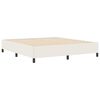 vidaXL Boxspringbed Cr&egrave;me 180 x 200 cm Katoen Stof