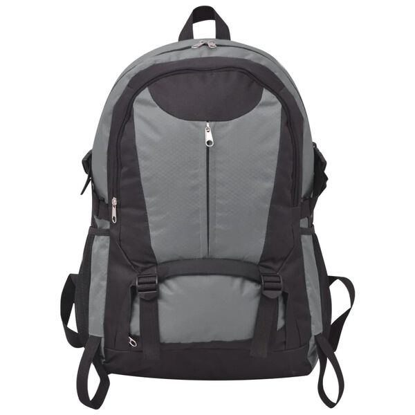 vidaXL Hikingrugzak 40 L zwart en grijs