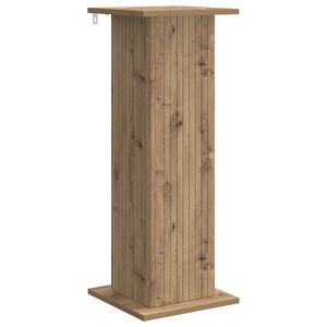 vidaXL Plantenstandaard Artisanaal eiken 30,5 x 30 x 80,5 cm
