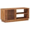 vidaXL TV-kast met opslag met de deur Naturel 90 x 30 x 40 cm