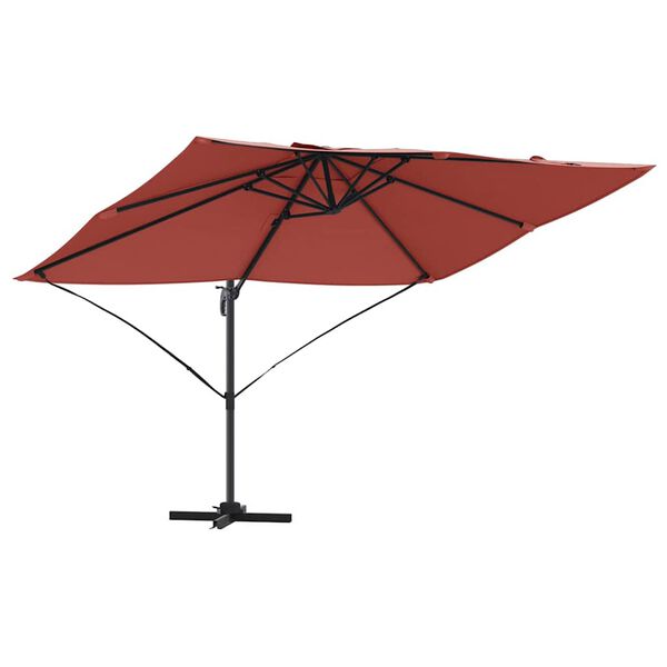 vidaXL Parasol Terracotta 351 x 250 x 260 cm Polyester en Aluminium