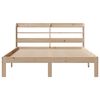 vidaXL Bedframe met hoofdbord massief grenenhout 120x190 cm