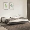 vidaXL Bedframe zonder matras 200x200 cm fluweel donkergrijs