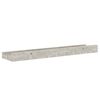 vidaXL Wandschappen 2 st 40x9x3 cm betongrijs