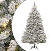 vidaXL Kunstkerstboom 270 cm 300 LED's Warmwit PVC en staal