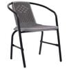 vidaXL Tuinstoelen 8 st 110 kg kunststof rattan en staal