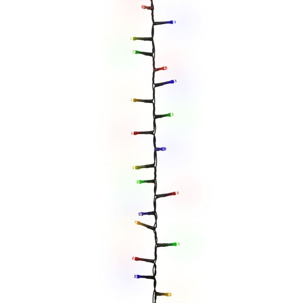 vidaXL Lichtslinger compact met 400 LED's meerkleurig 13 m PVC