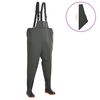 vidaXL Waadbroek met laarzen maat 41 groen