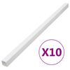 vidaXL Kabelgoot 100x60 mm 10 m PVC