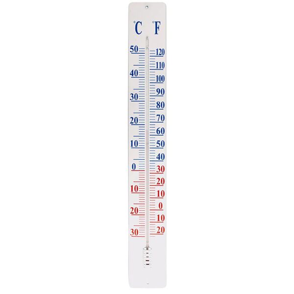 Esschert Design Thermometer op wandplaat TH9 90 cm