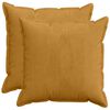 vidaXL Kussensloop 2 st HOUTEN Geel 60 x 60 cm corduroy