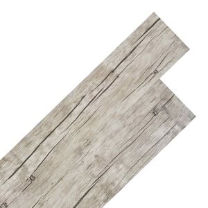 vidaXL Vloerplanken Washed eiken 2,51 m&sup2; 18 st PVC