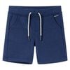 vidaXL Kindershorts met trekkoord 140 donkerblauw