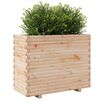 vidaXL Plantenbak 90x40x72,5 cm massief grenenhout