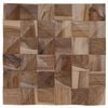 vidaXL Wandpaneel 11 st Naturel 30 x 30 x 2 cm