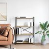 vidaXL Boekenkast Artisan Eiken 80 x 30 x 120 cm Bewerkt hout