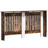 vidaXL Radiatorafdekking Gerookt eiken 152 x 19 x 81,5 cm Bewerkt hout