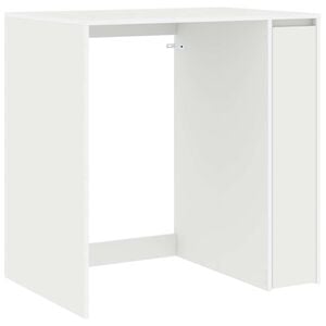 vidaXL Wasmachinekast met opslag Wit 87 x 60 x 89 cm Bewerkt hout