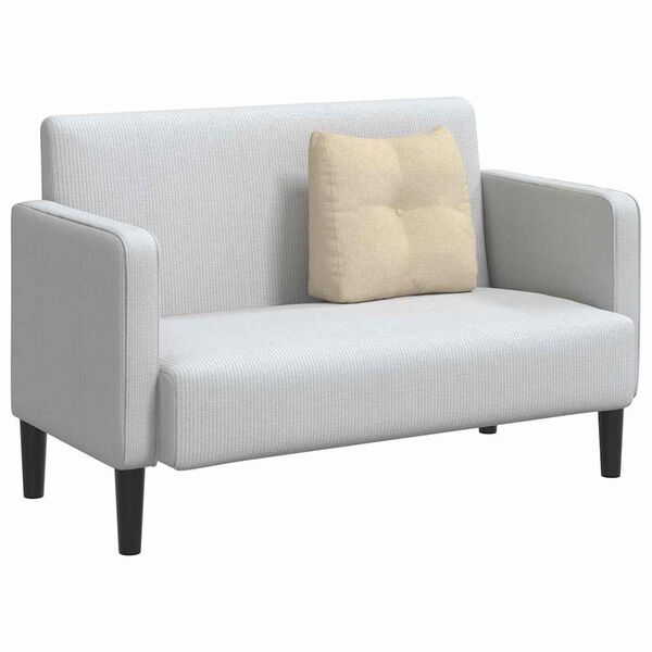 vidaXL Rugkussen Cr&egrave;me 45 x 24 x 50 cm Stof