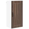 vidaXL Wandkast LUCCA Bruin eiken 40 x 31 x 80 cm Bewerkt hout