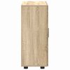 vidaXL Houten Kast Sonoma Eiken 88,5 x 30,5 x 73 cm Bewerkt hout