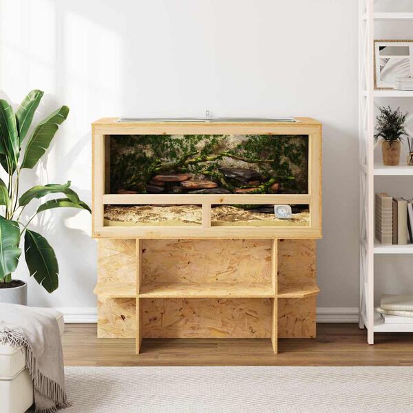 vidaXL Terrarium Bruin 100 x 50 x 100 cm OSB
