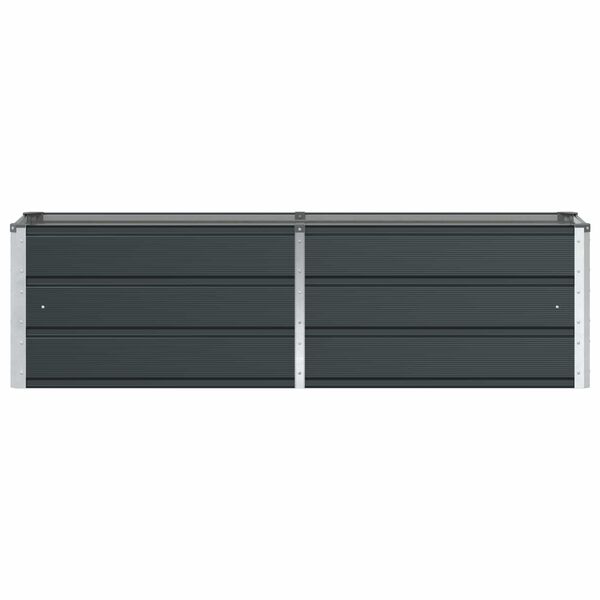 vidaXL Plantenbak Antraciet 160 x 40 x 45 cm Staal