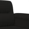 vidaXL Fauteuil 60 cm microvezelstof zwart