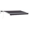vidaXL Handmatige Luifelhouder met LED's 2,5 x 2 m
