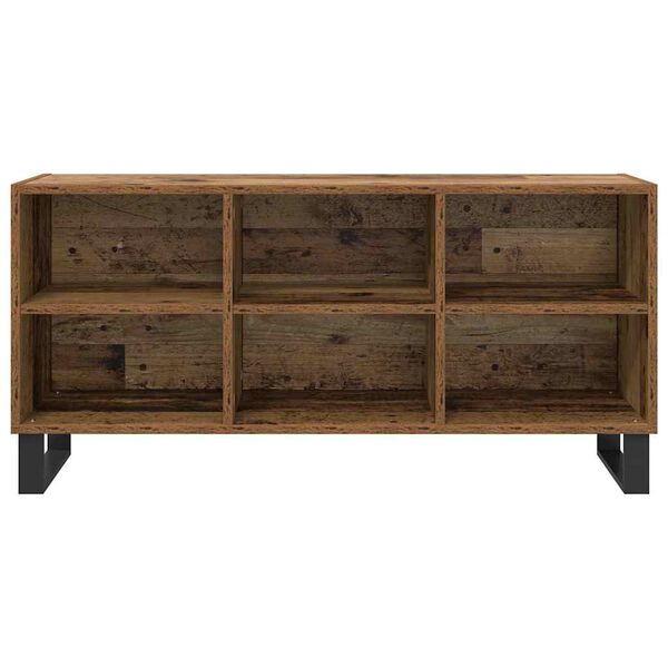 vidaXL TV-kast Oud Hout 103,5 x 30 x 50 cm Bewerkt hout
