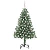 vidaXL Kerstboom met 300 LED met standaard Groen 180 cm PVC