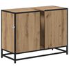 vidaXL Badkamerkast Artisan Eiken 80 x 33 x 60 cm Bewerkt hout