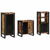 vidaXL Badkamermeubelset met lade 3 pcs Massief Gerecycled Hout