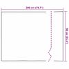 vidaXL Zelfklevende Spiegelfolie 90 x 200 cm 2 pcs Zilver PET