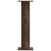 vidaXL Speakerstandaards 2 st 30x30x95 cm bewerkt hout bruin eiken